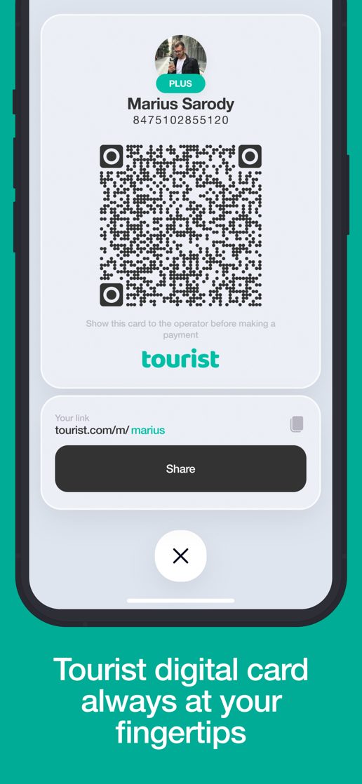 Capture d'écran de l'application Tourist 4