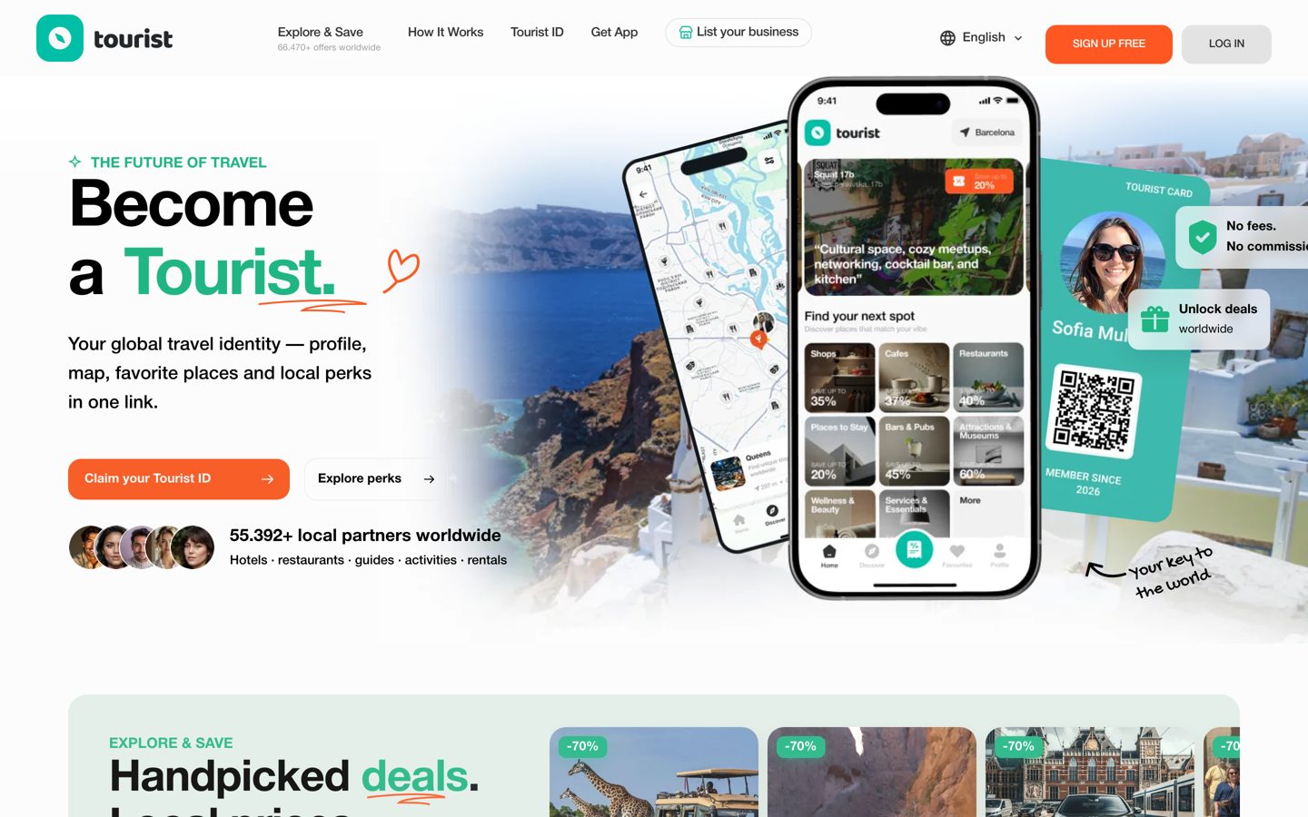Page d'accueil de tourist.com